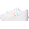 imageadidas Originals UnisexChild Nizza PlatformWhiteBeam YellowBeam Pink