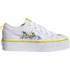 imageadidas Originals UnisexChild Nizza PlatformCloud WhiteYellowOff White