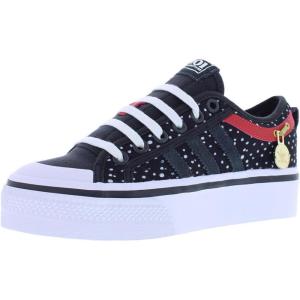 imageadidas Originals UnisexChild Nizza PlatformBlackWhiteRedblack