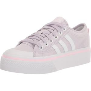 imageadidas Originals UnisexChild Nizza PlatformSilver DawnWhiteClear Pink