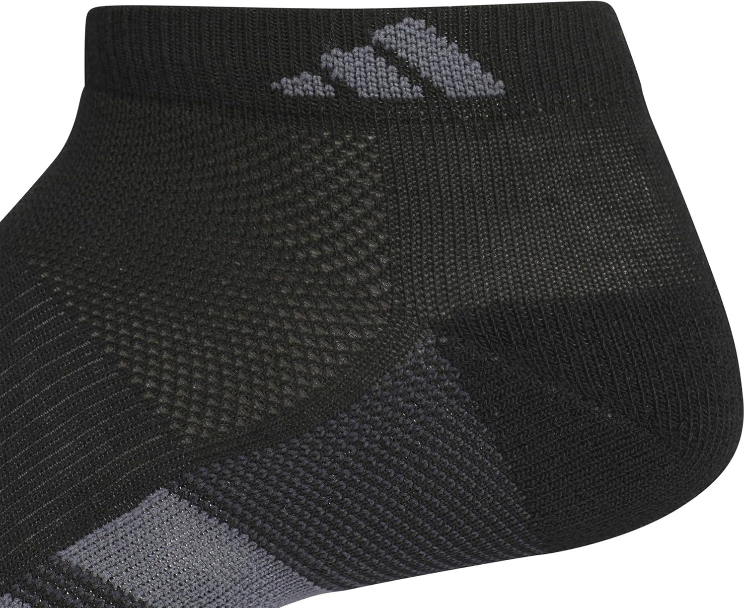 imageadidas Mens All Day Training Low Cut Socks Engineered for Sport Performance with Targeted Cushioning for Running 3PairBlackOnix GreyNight Grey