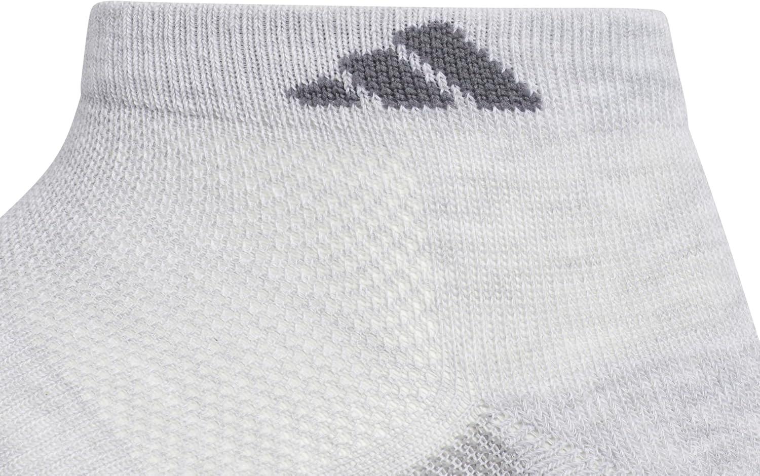 imageadidas Mens All Day Training Low Cut Socks Engineered for Sport Performance with Targeted Cushioning for Running 3PairCool Light HeatherOnix GreyGrey
