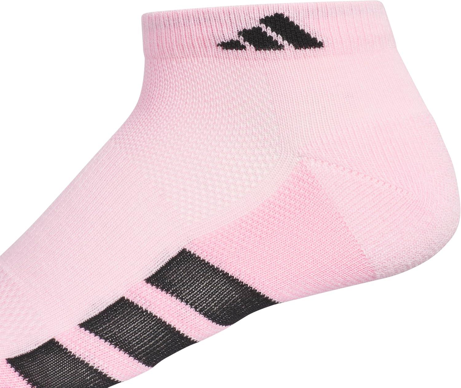 imageadidas Mens All Day Training Low Cut Socks Engineered for Sport Performance with Targeted Cushioning for Running 3PairTrue PinkBlackWhite