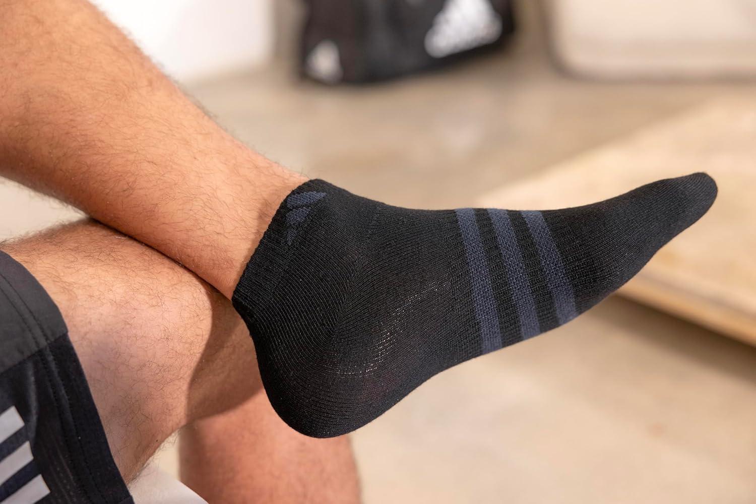 imageadidas Mens All Day Training Low Cut Socks Engineered for Sport Performance with Targeted Cushioning for Running 3PairTrue PinkBlackWhite