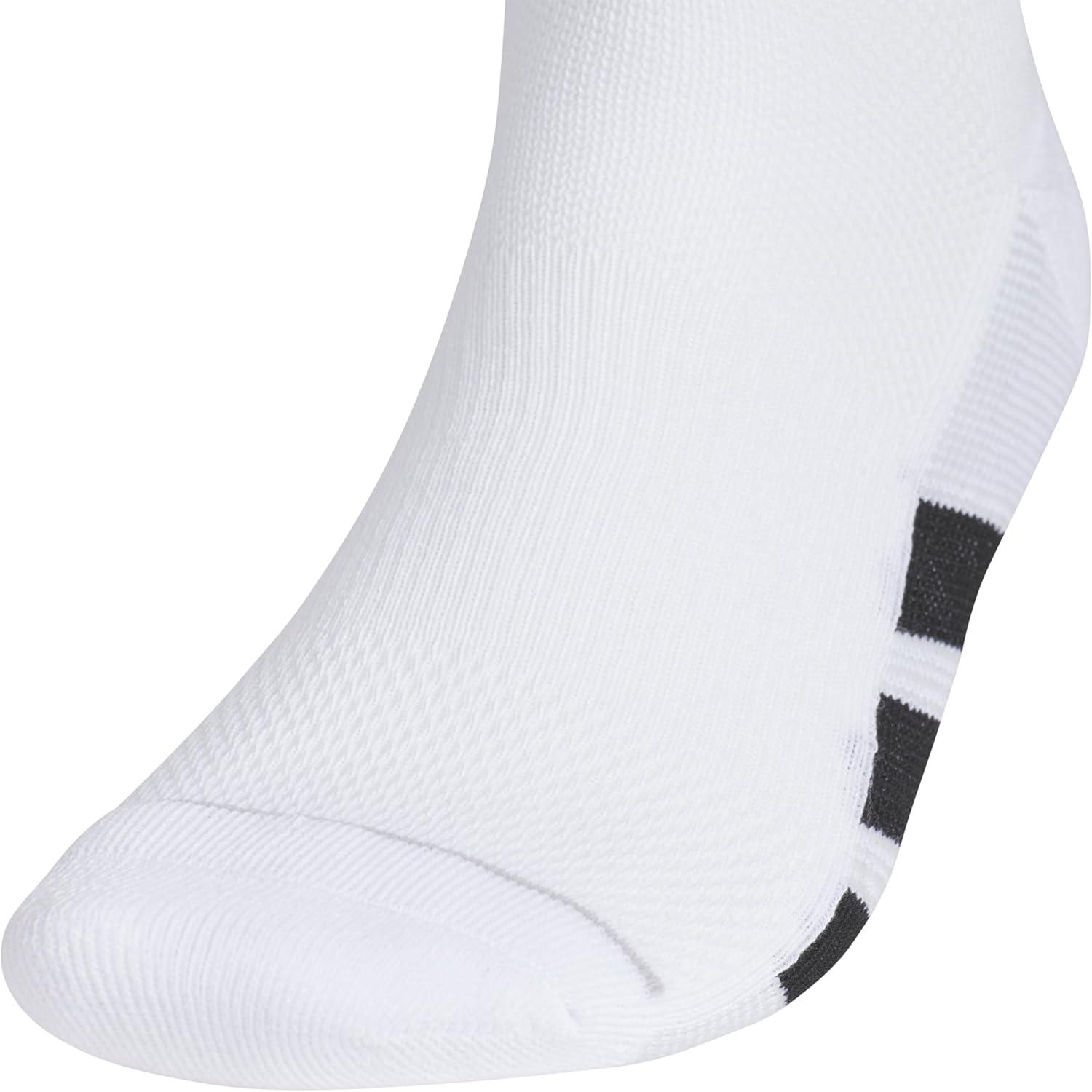 imageadidas Mens All Day Training Low Cut Socks Engineered for Sport Performance with Targeted Cushioning for Running 3PairWhiteBlackClear Onix Grey