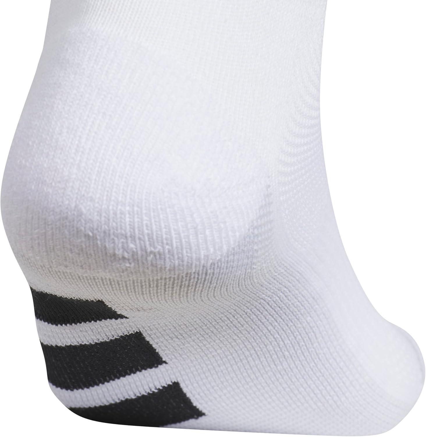 imageadidas Mens All Day Training Low Cut Socks Engineered for Sport Performance with Targeted Cushioning for Running 3PairWhiteBlackClear Onix Grey