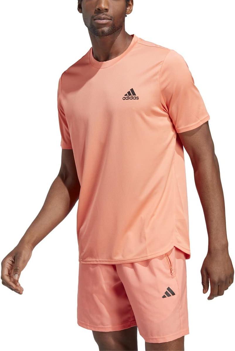 imageadidas Mens Designed 4 Movement TeeCoral FusionBlack