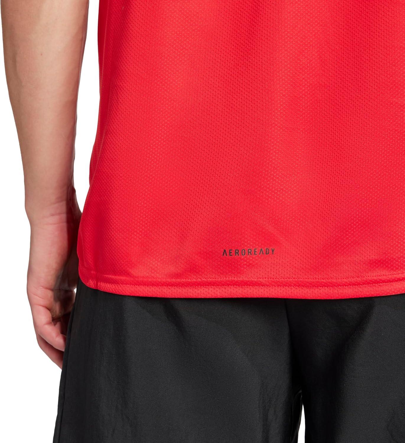 imageadidas Mens Designed 4 Movement TeePure RubyBlack