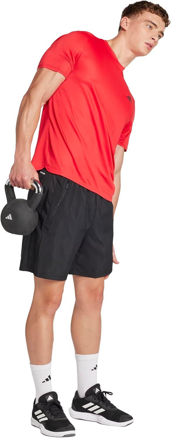 imageadidas Mens Designed 4 Movement TeePure RubyBlack