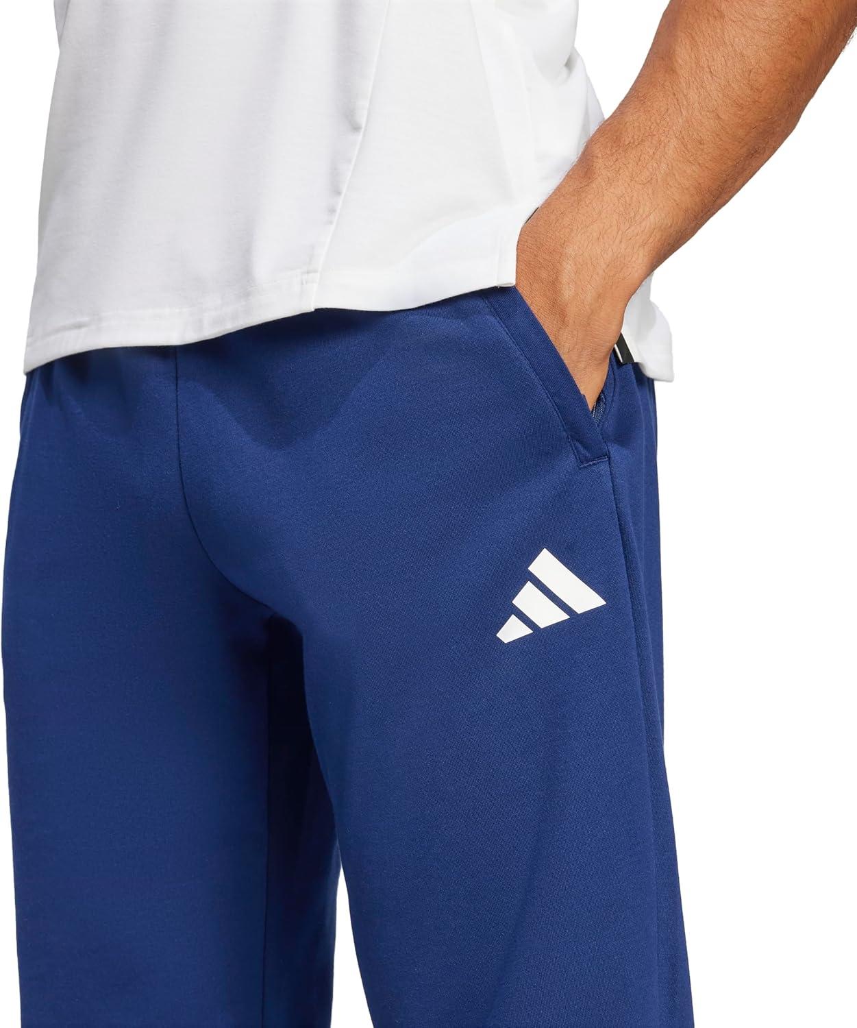 imageadidas Mens Train Essentials Feelready 78 PantsDark Blue