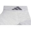 imageadidas Mens All Day Training Low Cut Socks Engineered for Sport Performance with Targeted Cushioning for Running 3PairCool Light HeatherOnix GreyGrey