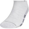 imageadidas Mens All Day Training Low Cut Socks Engineered for Sport Performance with Targeted Cushioning for Running 3PairCool Light HeatherOnix GreyGrey