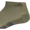 imageadidas Mens All Day Training Low Cut Socks Engineered for Sport Performance with Targeted Cushioning for Running 3PairOlive Strata GreenWonder Alumina GreyOnix Grey
