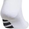 imageadidas Mens All Day Training Low Cut Socks Engineered for Sport Performance with Targeted Cushioning for Running 3PairWhiteBlackClear Onix Grey