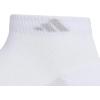 imageadidas Mens All Day Training Low Cut Socks Engineered for Sport Performance with Targeted Cushioning for Running 3PairWhiteBlackClear Onix Grey