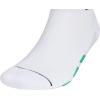 imageadidas Mens All Day Training Low Cut Socks Engineered for Sport Performance with Targeted Cushioning for Running 3PairWhiteSemi Court GreenDark Blue