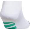 imageadidas Mens All Day Training Low Cut Socks Engineered for Sport Performance with Targeted Cushioning for Running 3PairWhiteSemi Court GreenDark Blue