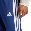 imageadidas Mens Essentials 3Stripes French Terry PantsDark BlueWhite