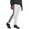 imageadidas Mens Essentials 3Stripes French Terry PantsLight Grey HeatherBlack