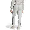 imageadidas Mens Essentials 3Stripes French Terry PantsMedium Grey HeatherBlack