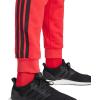 imageadidas Mens Essentials 3Stripes French Terry PantsPure RubyBlack