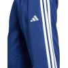 imageadidas Mens Essentials 3Stripes Woven PantsDark BlueWhite