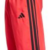 imageadidas Mens Essentials 3Stripes Woven PantsPure RubyBlack