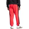 imageadidas Mens Essentials 3Stripes Woven PantsPure RubyBlack