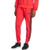 imageadidas Mens Essentials 3Stripes French Terry PantsPure RubyBlack