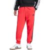 imageadidas Mens Essentials 3Stripes Woven PantsPure RubyBlack