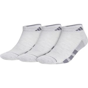 imageadidas Mens All Day Training Low Cut Socks Engineered for Sport Performance with Targeted Cushioning for Running 3PairCool Light HeatherOnix GreyGrey