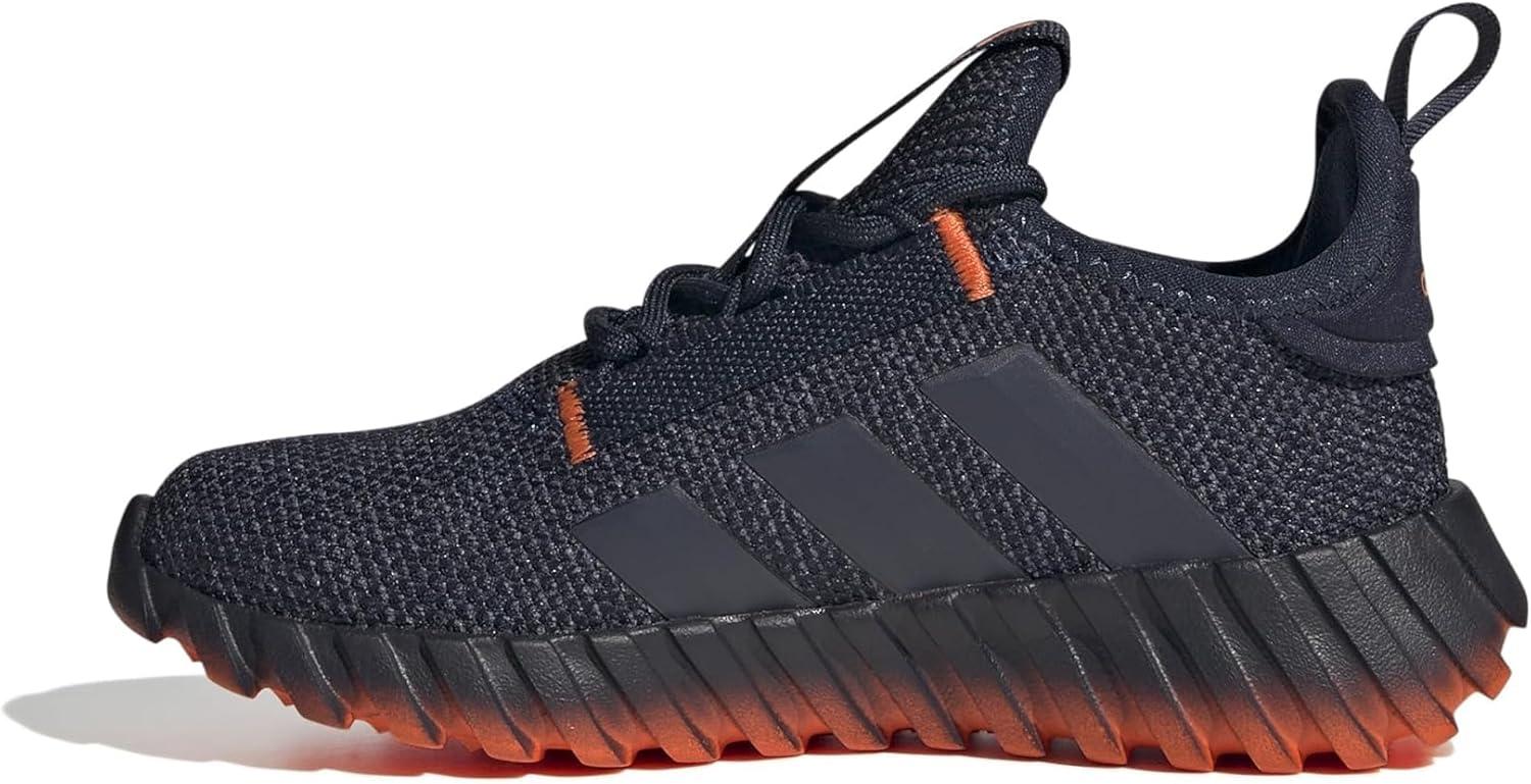 imageadidas Kids Girls Kaptir 30 Lace Up Sneakers Shoes Casual  BlueAluminaBliss PinkHazy Orange