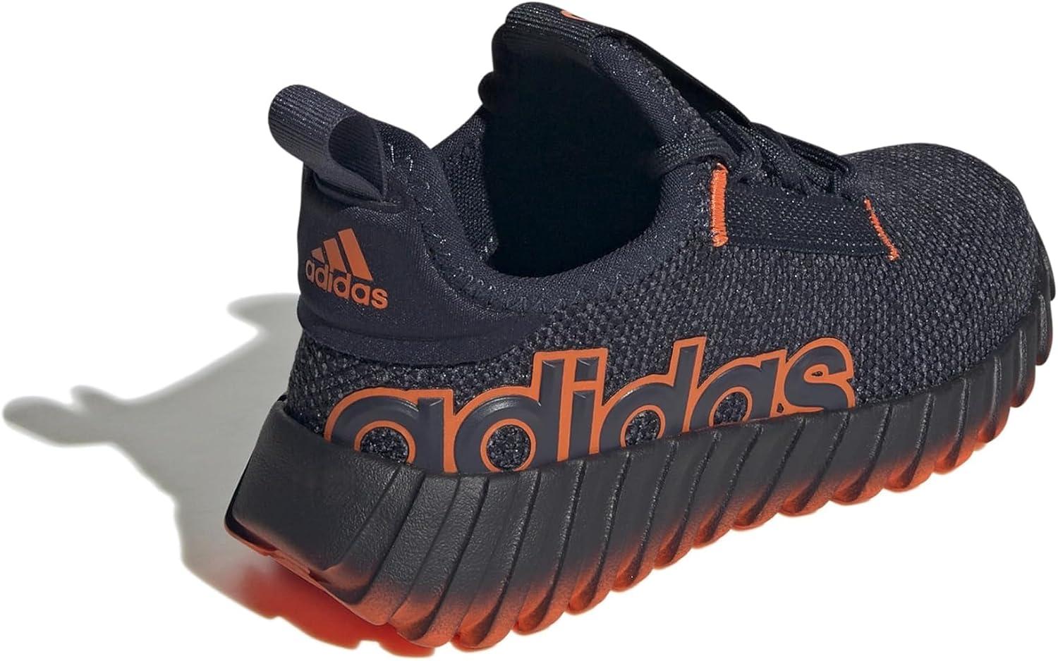 imageadidas Kids Girls Kaptir 30 Lace Up Sneakers Shoes Casual  BlueAluminaBliss PinkHazy Orange