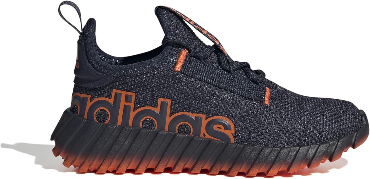 imageadidas Kids Girls Kaptir 30 Lace Up Sneakers Shoes Casual  BlueAluminaBliss PinkHazy Orange