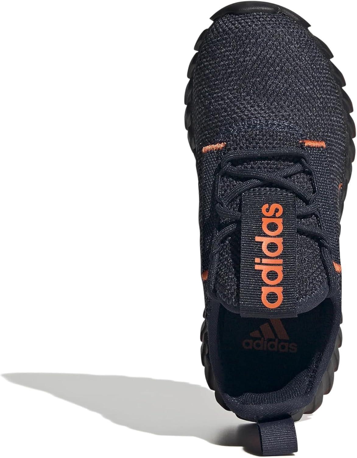imageadidas Kids Girls Kaptir 30 Lace Up Sneakers Shoes Casual  BlueAluminaBliss PinkHazy Orange