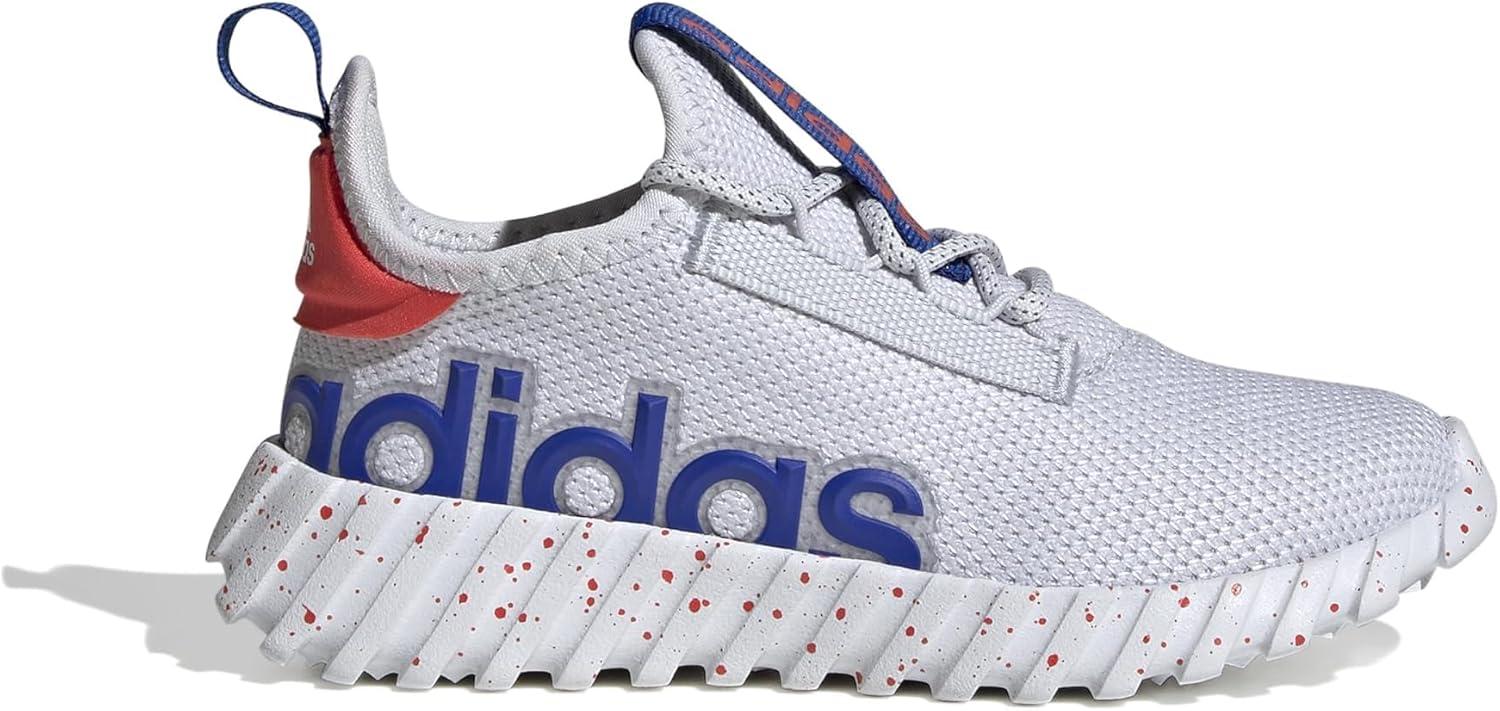 imageadidas Kids Girls Kaptir 30 Lace Up Sneakers Shoes Casual  BlueDash GreyTeam Royal BlueBright Red