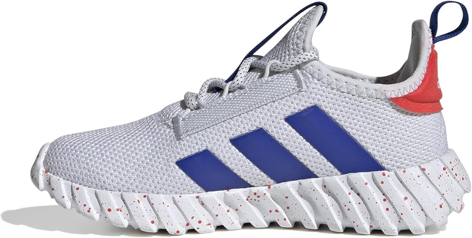 imageadidas Kids Girls Kaptir 30 Lace Up Sneakers Shoes Casual  BlueDash GreyTeam Royal BlueBright Red