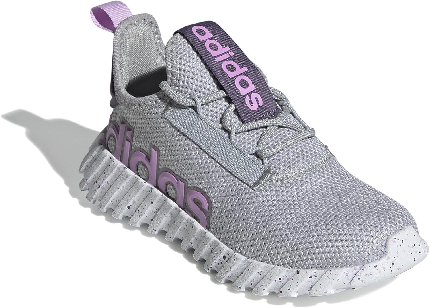 imageadidas Kids Girls Kaptir 30 Lace Up Sneakers Shoes Casual  BlueGreyBliss LilacShadow Violet