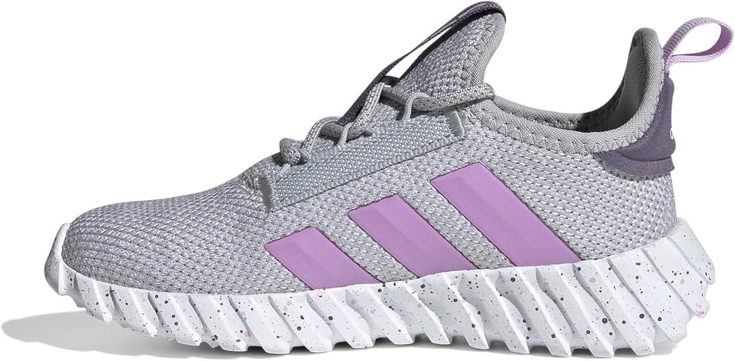 imageadidas Kids Girls Kaptir 30 Lace Up Sneakers Shoes Casual  BlueGreyBliss LilacShadow Violet
