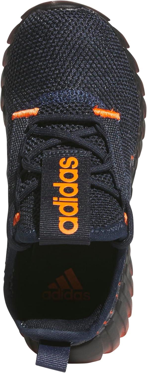 imageadidas Kids Girls Kaptir 30 Lace Up Sneakers Shoes Casual  BlueInkShadow NavyImpact Orange