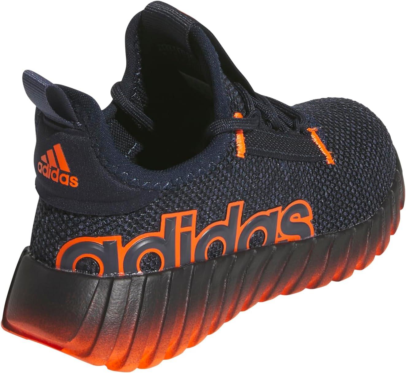 imageadidas Kids Girls Kaptir 30 Lace Up Sneakers Shoes Casual  BlueInkShadow NavyImpact Orange