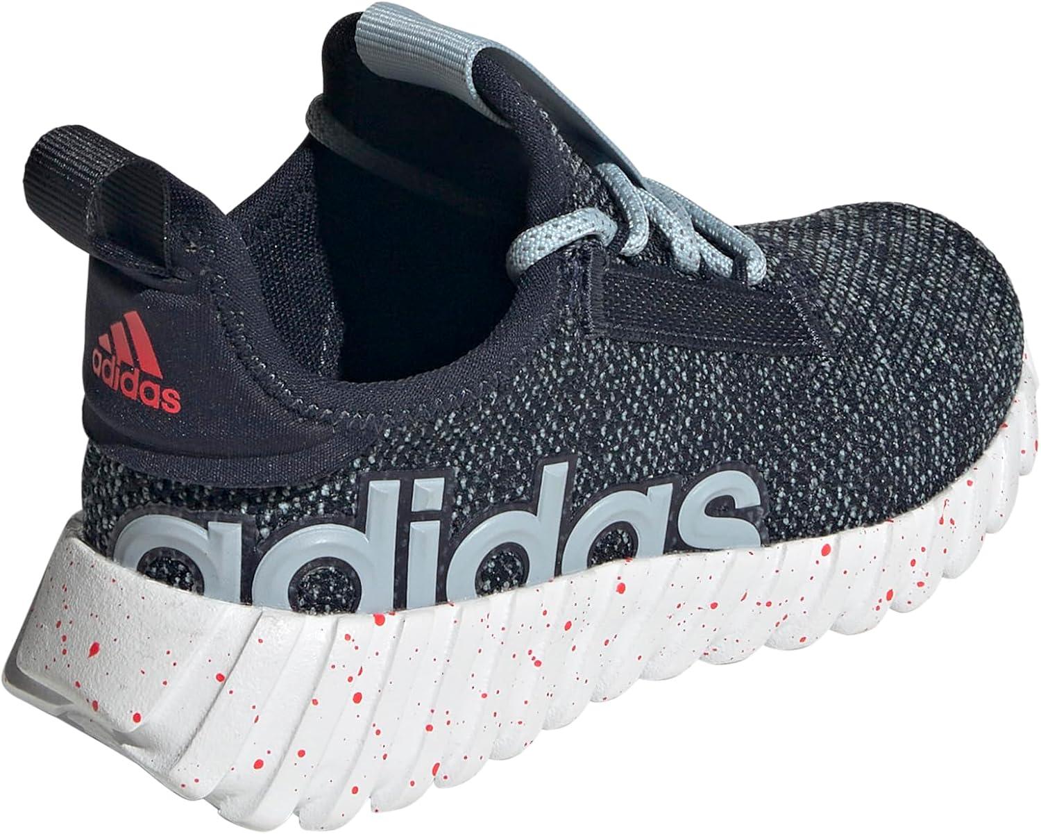 imageadidas Kids Girls Kaptir 30 Lace Up Sneakers Shoes Casual  BlueInkWonder BlueLucid Red