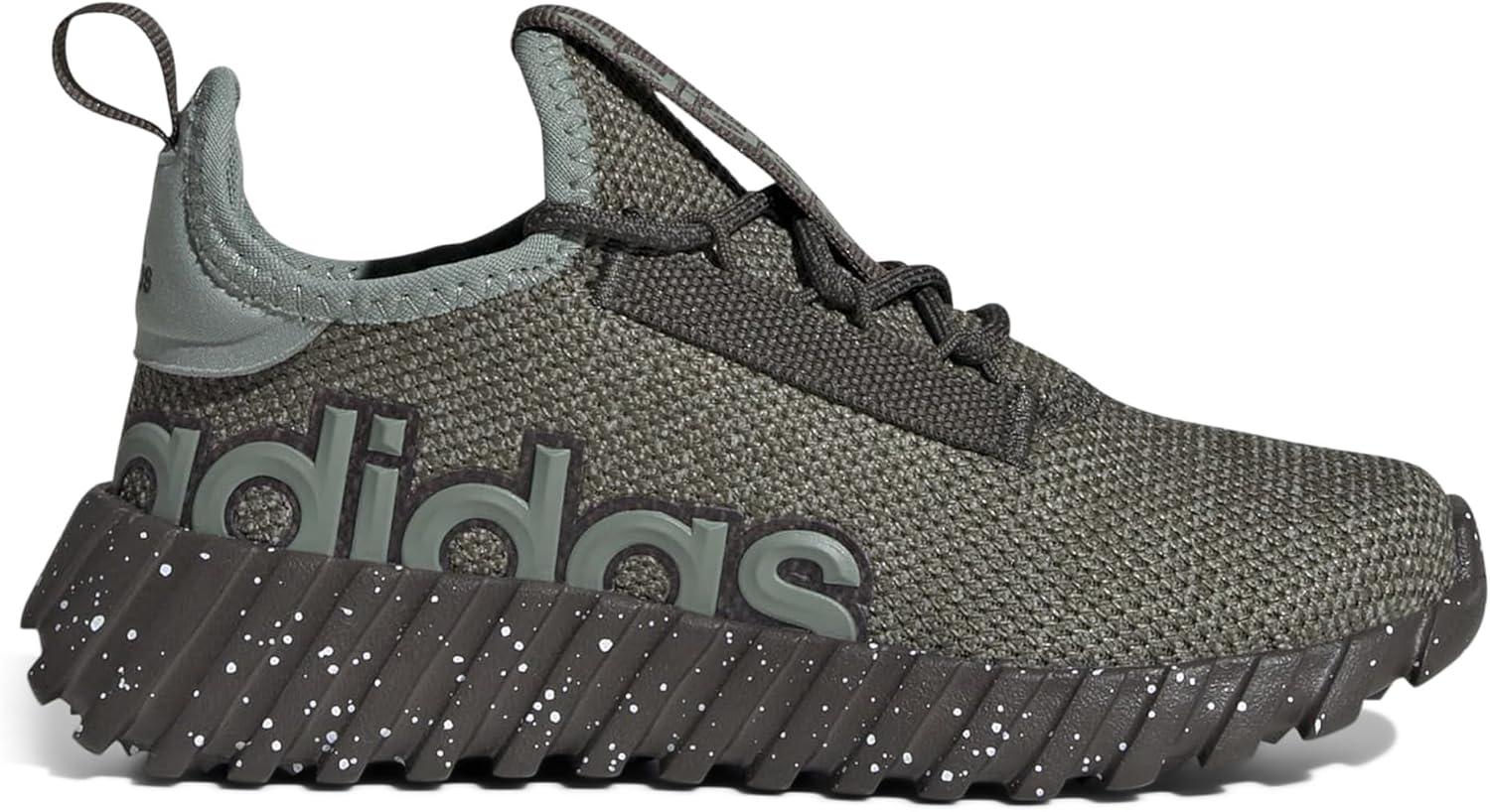imageadidas Kids Girls Kaptir 30 Lace Up Sneakers Shoes Casual  BlueShadow OliveSilver GreenWhite