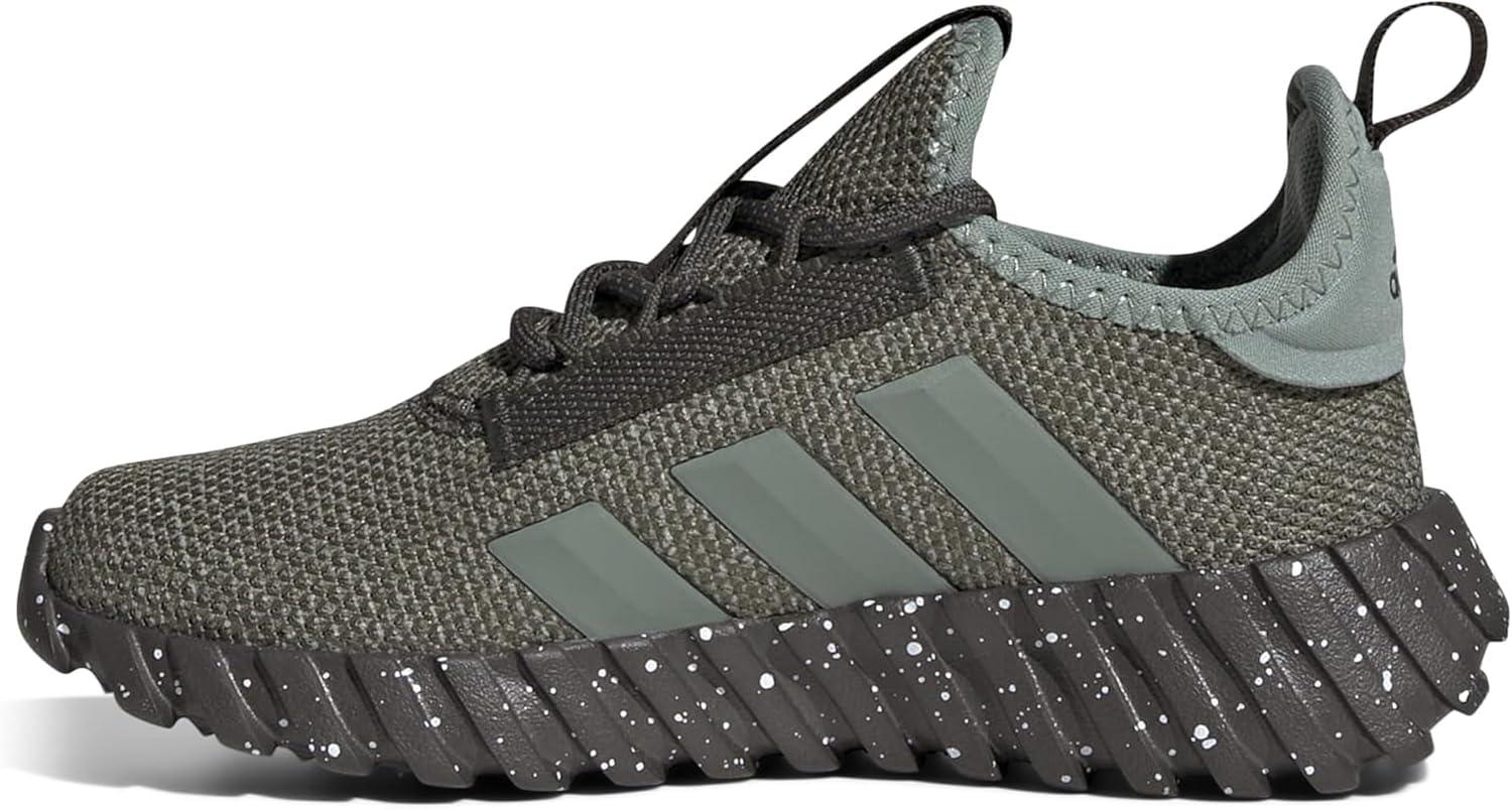 imageadidas Kids Girls Kaptir 30 Lace Up Sneakers Shoes Casual  BlueShadow OliveSilver GreenWhite