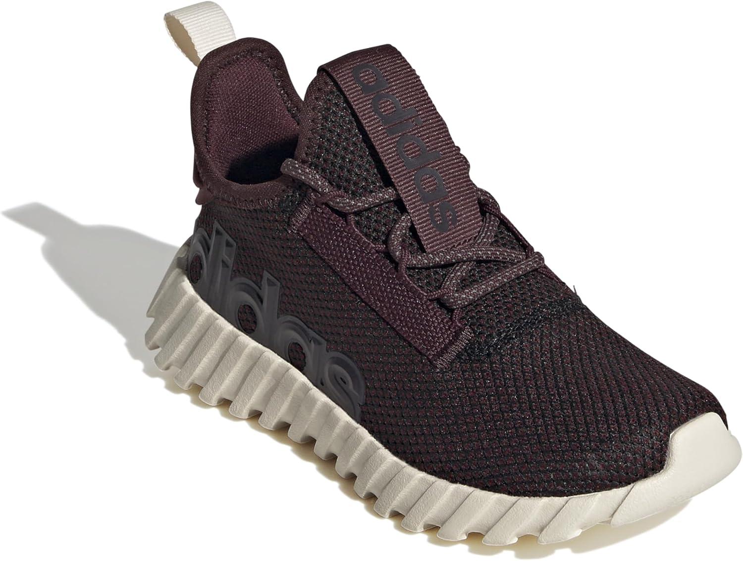 imageadidas Kids Girls Kaptir 30 Lace Up Sneakers Shoes Casual  BlueShadow RedAurora RubyBlack