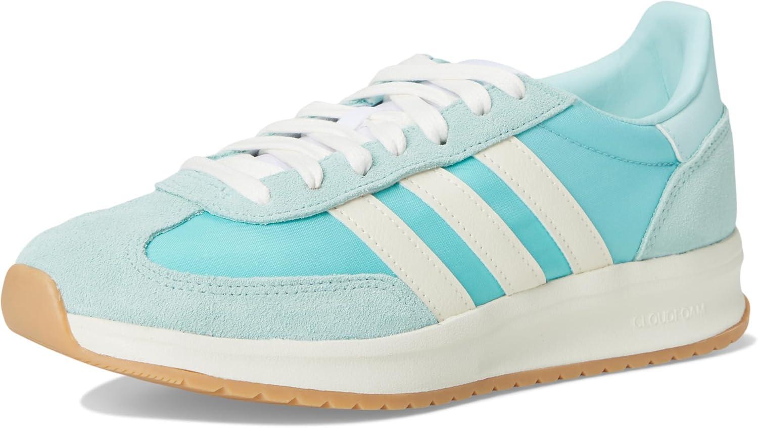 imageadidas Mens Run 72 ShoesSemi Flash AquaOff WhiteSemi Flash Aqua