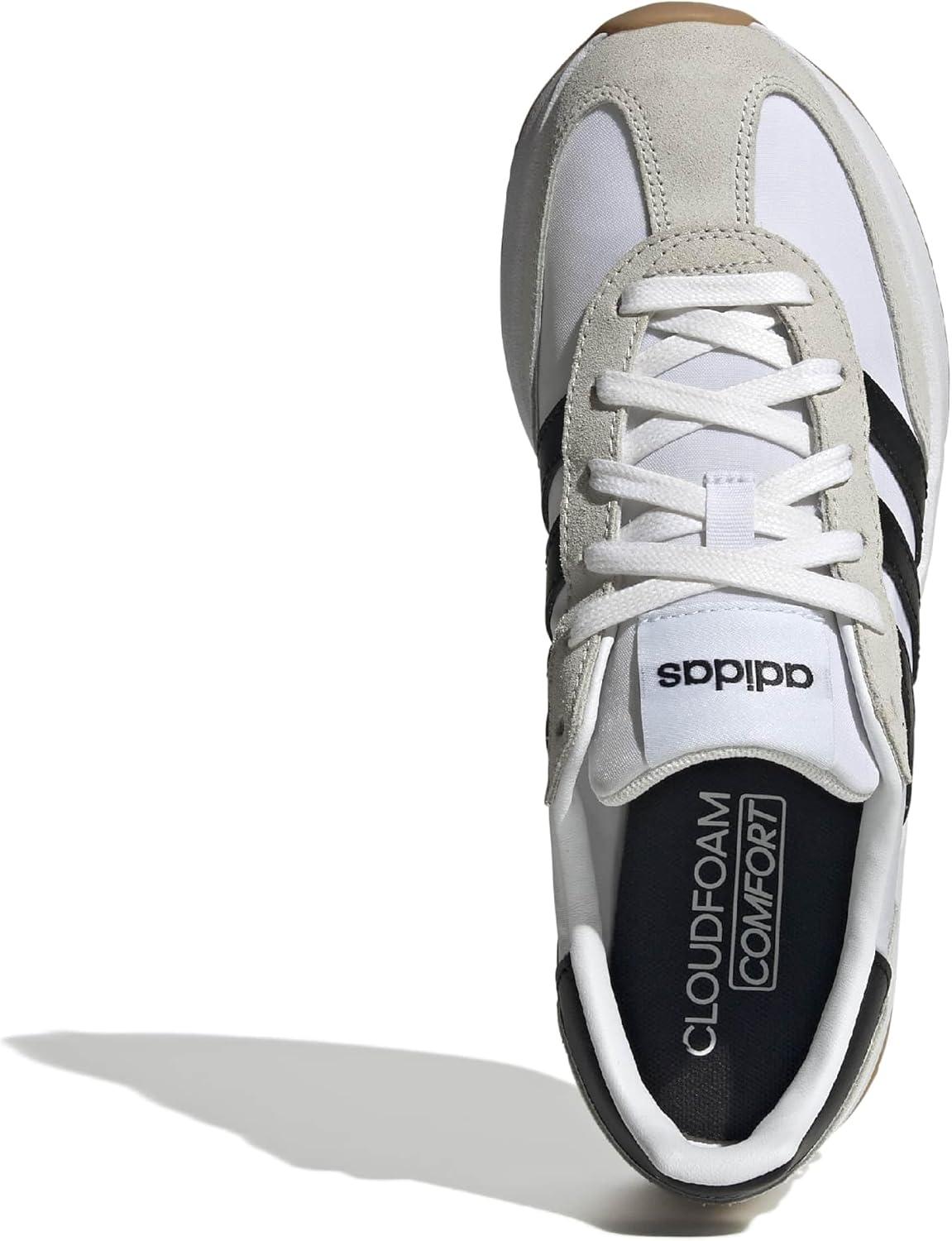 imageadidas Mens Run 72 ShoesWhiteBlackGrey