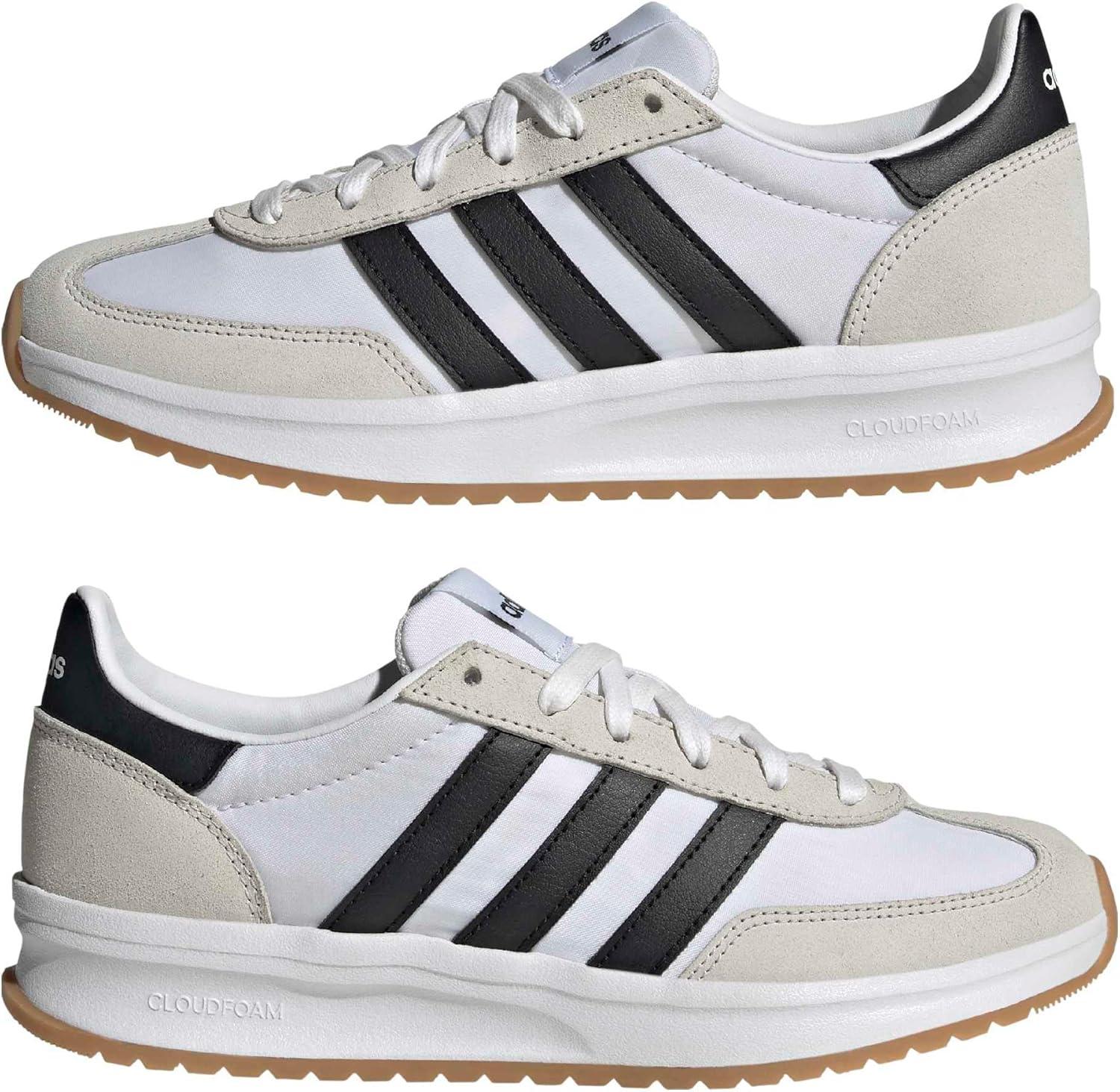 imageadidas Mens Run 72 ShoesWhiteBlackGrey