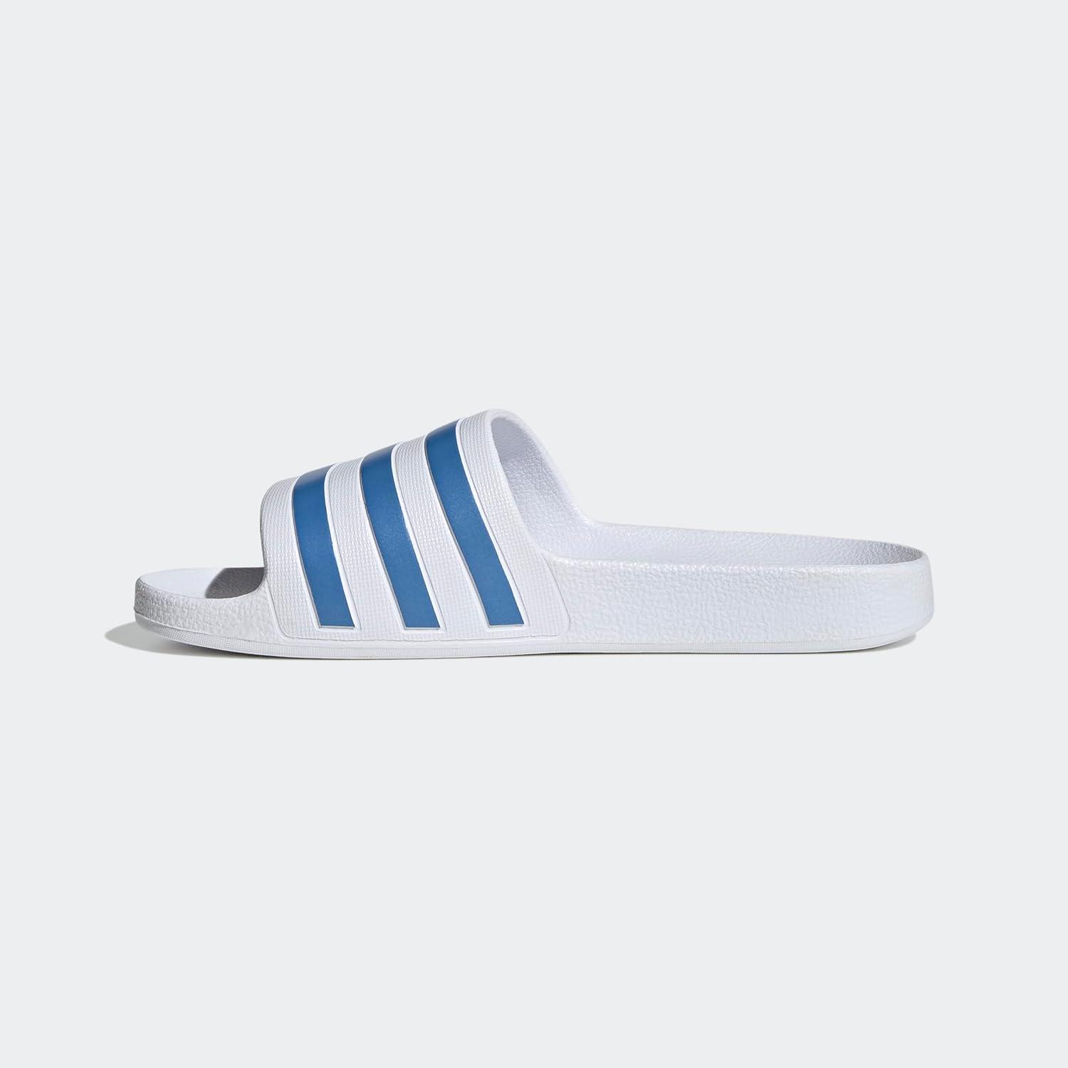 imageadidas Originals Womens Adilette SandalWhiteBlue Fusion MetallicWhite