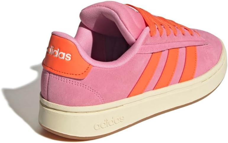 imageadidas Womens Grand Court Alpha 00s SneakersBliss PinkSemi Impact OrangeGum